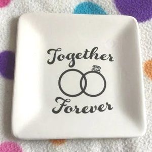 Wedding Bride Trinket Jewelry Dish Bundle Only NEW